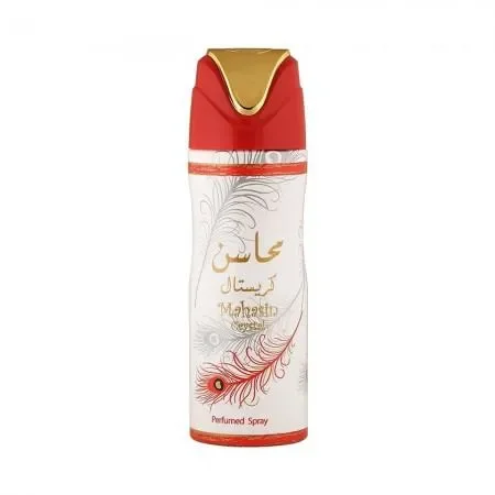 Spray Corporal Fem Lattafa Mahasin Crystal 200Ml