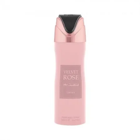 Spray Corporal Fem Lattafa Velvet Rose 200Ml