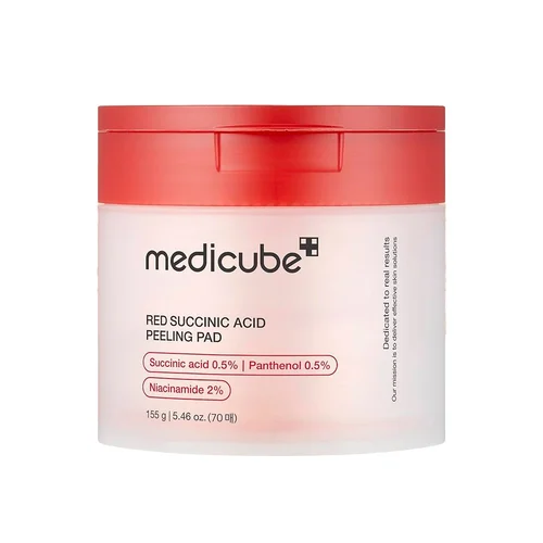 MEDICUBE RED SUCCINC PEELENG PAD 155G (70PADS)