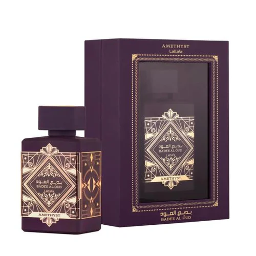 PERFUME FEM LATTAFA BADEE AL OUD AMETHYST ROXO 100