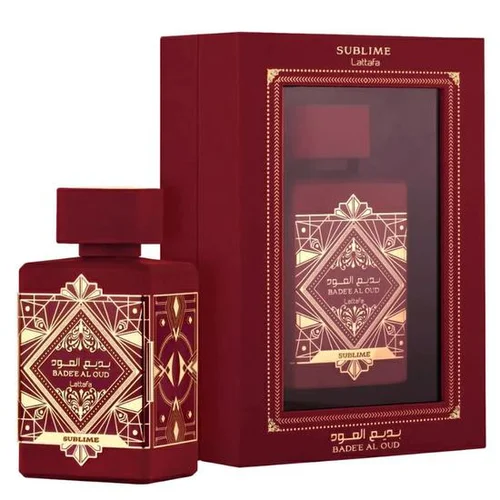 PERFUME FEM LATTAFA BADEE AL OUD SUBLIME VERMELHO