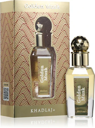 PERFUME KHADLAJ GOLDEN MUSK 15ML OIL