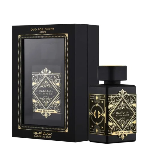 PERFUME MASC LATTAFA BADEE AL OUD PRETO 100ML